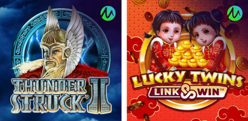 สล็อตเว็บแท้จากต่างประเทศ Microgaming - THUNDER STRUCK II, LUCKY TWINS LINK & WIN